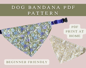 Dog Bandana Sewing Pattern