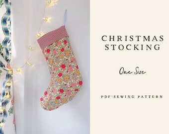 Christmas Stocking Sewing Pattern