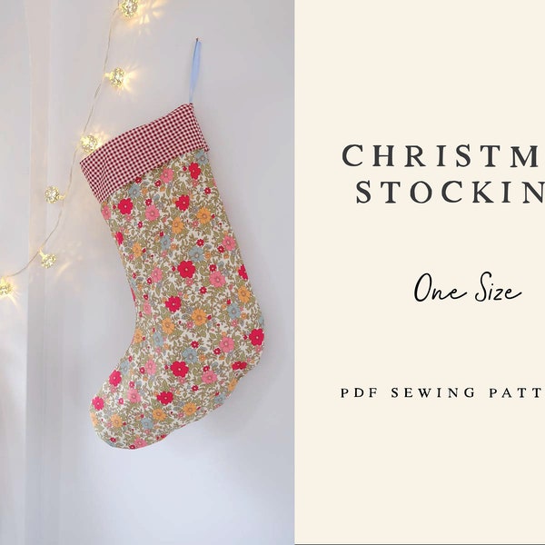 Christmas Stocking Sewing Pattern