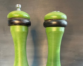 Wood Salt Shaker and Pepper Mill