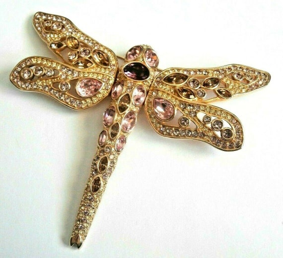 Swarovski clearance dragonfly pin