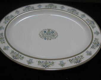 Minton Henley 40,6 cm dinde plateau de service Bone China fabriqué en Angleterre