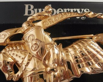 保管品◇本物◇BURBERRYバーバリーヴィンテージVintageゴールド