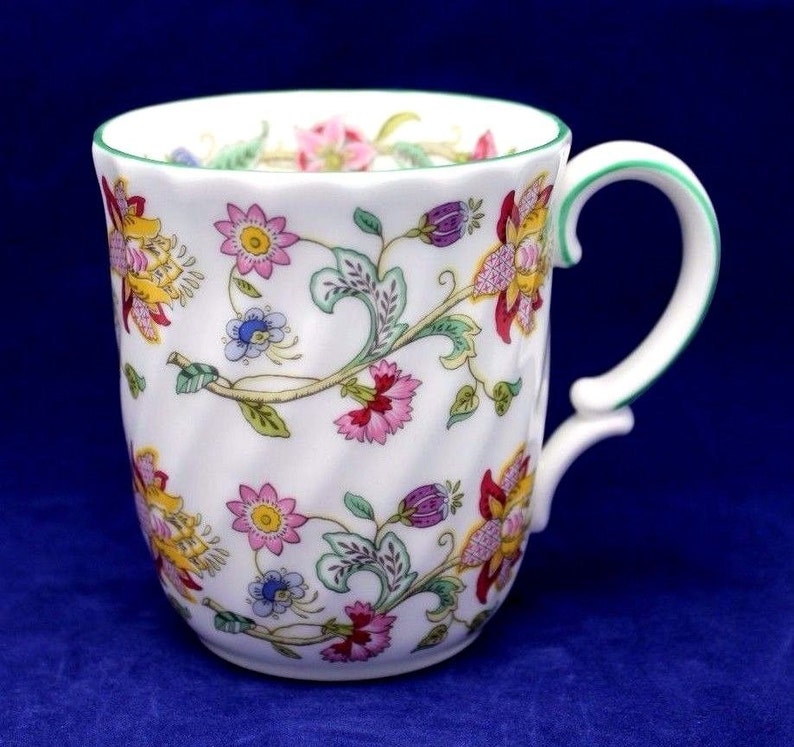Minton HADDON HALL English Bone China Swirled Mug 1st Quality Etsy
