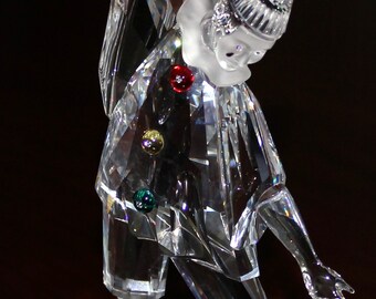 Swarovski Crystal Pierrot SCS 1999 in Box With Certificate