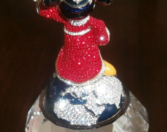 Swarovski Disney Arribas Jeweled Crystal 2000 Fantasia Sorcerer