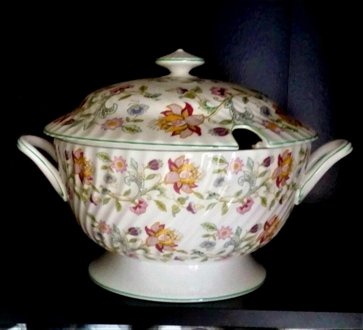 Minton Haddon Hall 蓋付き容器 Minton Haddon Hall Large Round Soup Tureen 10 1/2