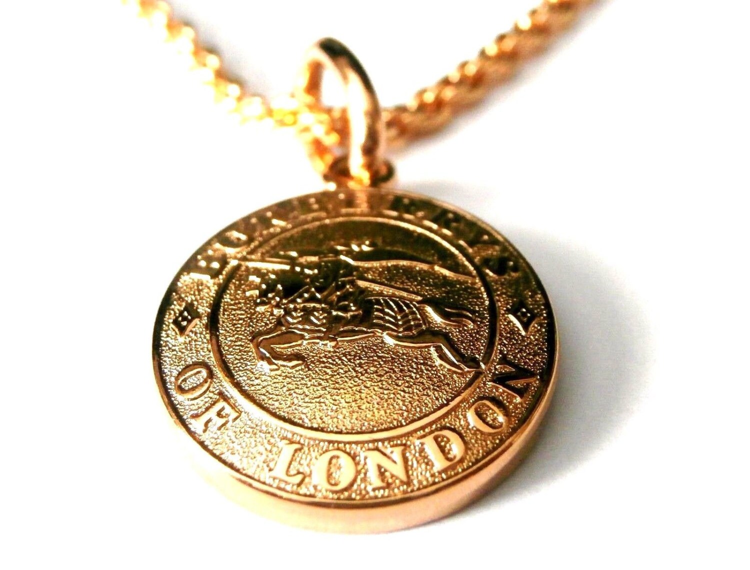 美品✨Burberry Necklace Gold Vintage Used Burberry Vintage Gold Logo Necklace Authentic Japan | eBay