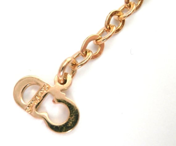 Christian Dior Signed Necklace Blood 