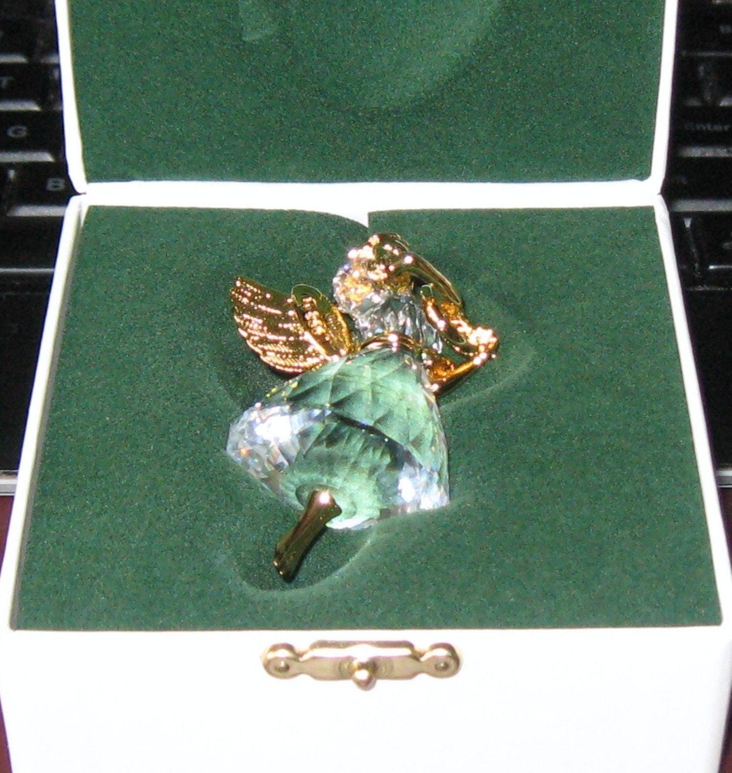SWAROVSKI クリスタルメモリアルエンジェル 1999 Swarovski Crystal Memories 1999 Angel Ornament Brand New