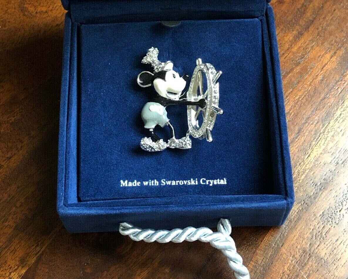 Swarovski mickey mouse brooch sale