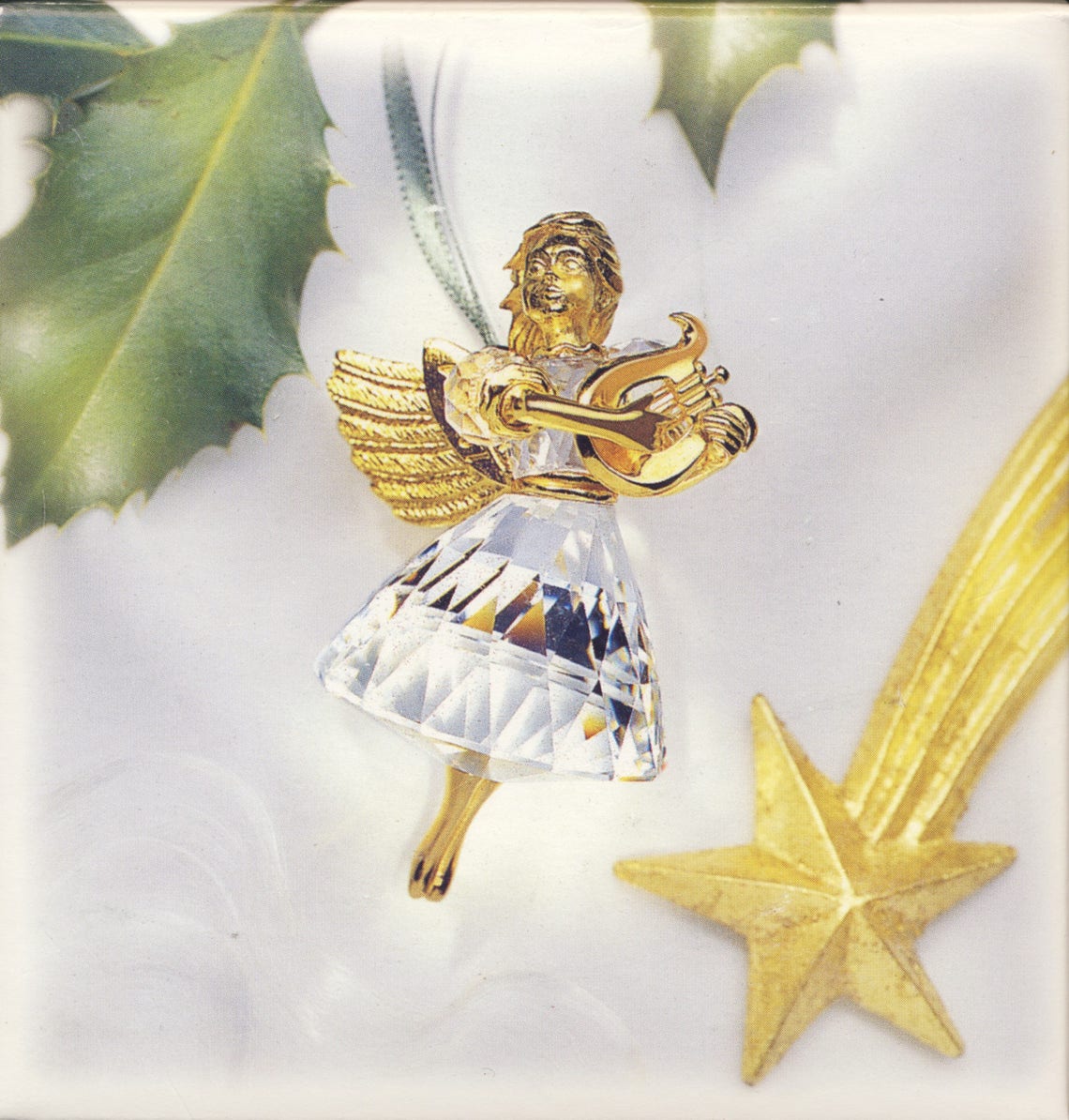 Swarovski Crystal Angel Ornament 1998 Christmas Memories MIB COA - Etsy