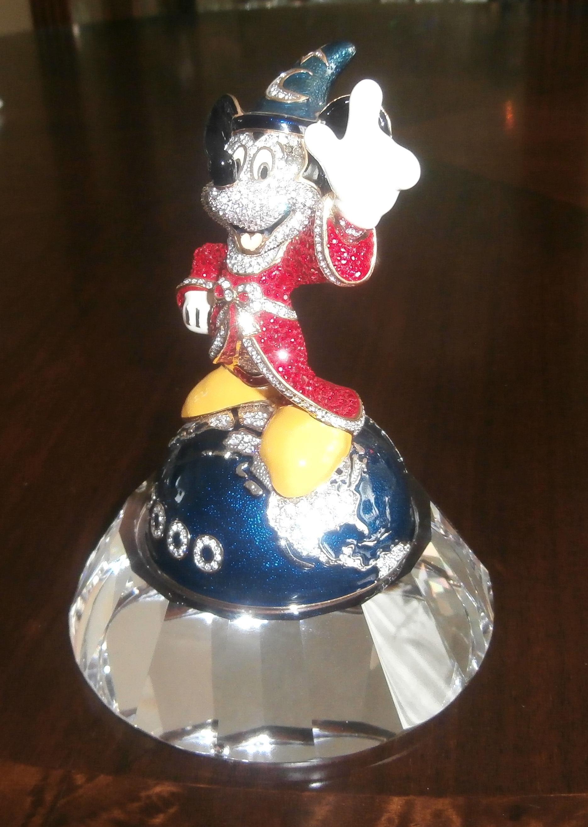 Swarovski Disney Arribas Jeweled Crystal 2000 Fantasia Sorcerer