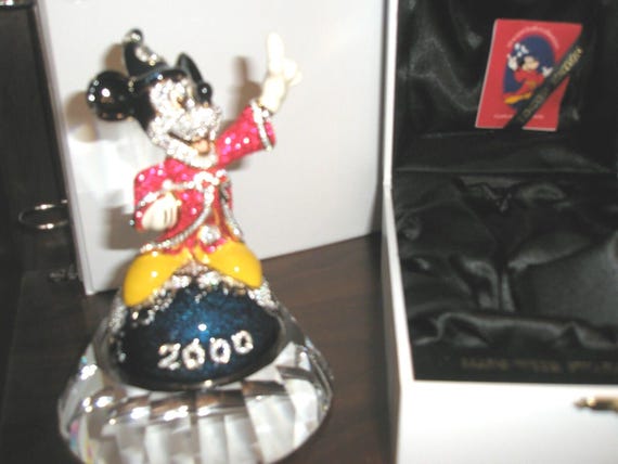 スワロフスキーDisney Arribas Jeweled ミッキー限定2千個 Swarovski Disney Arribas Jeweled Crystal 2000 Fantasia Sorcerer