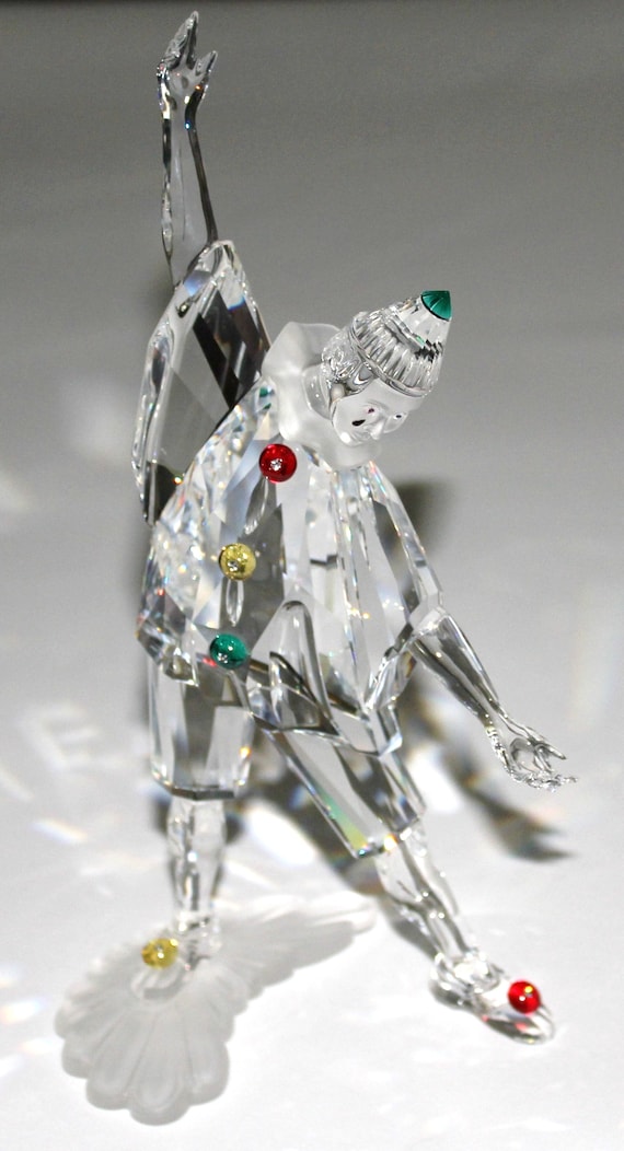Swarovski Crystal Pierrot SCS 1999 in Box With Certificate