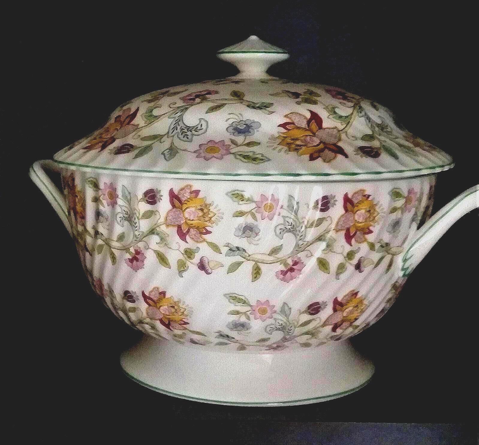 Minton Haddon Hall Large Round Soup Tureen 10 1/2