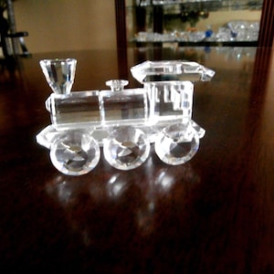 Swarovski Crystal Locomotive Train Mint in Box 015 145 /7471 000 001