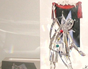 Swarovski Crystal Pierrot SCS 1999 in Box With Certificate