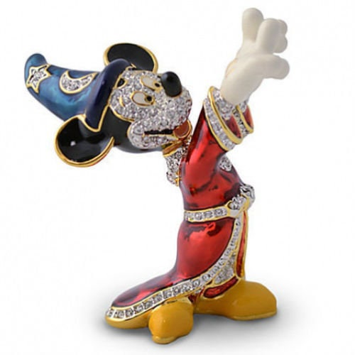 Swarovski Disney Sorcerer Mickey Mouse Jeweled Figurine by - Etsy