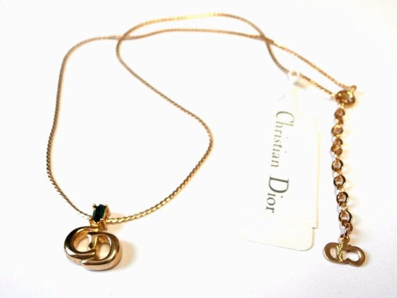Vintage Dior CD logo necklace, Luxury, Accessories on Carousell