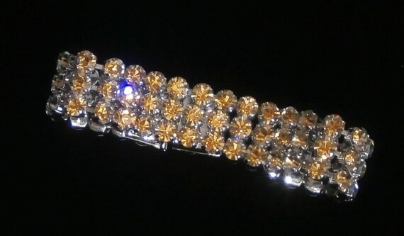 Christian Dior Signed Bracelet with Citrine Austr… - image 3