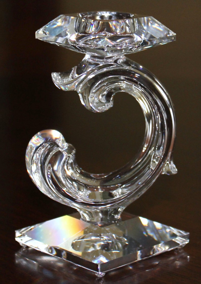 Swarovski Crystal U.S. Candle Holder 7600 122 000 in Box With