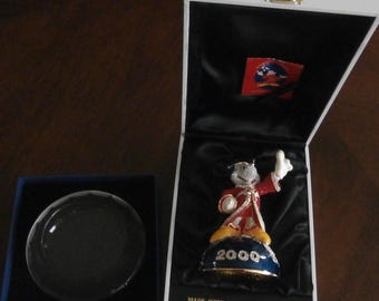 Swarovski Disney Arribas Jeweled Crystal 2000 Fantasia Sorcerer