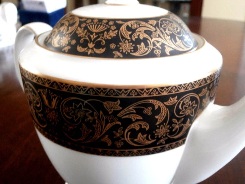 Minton Grandee Tea Pot With Lid Bone China Made in England Etsy