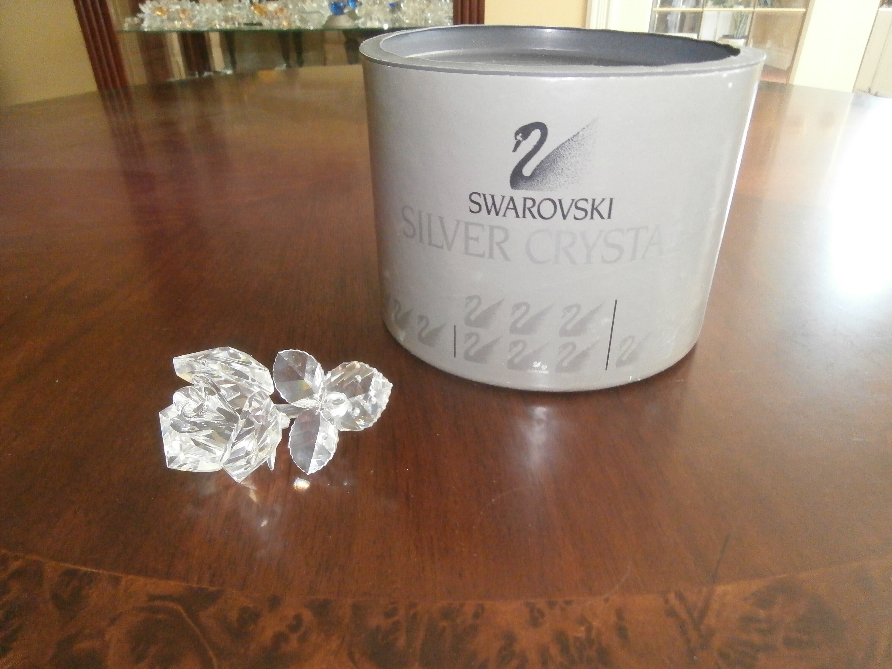 the With 000 Swarovski Certificate Etsy Box Crystal 7478 in - Rose 001