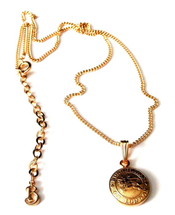 アクセサリー BURBERRY Nova Check Horse Logo necklace BURBERRY Nova Check Horse Logo necklace アクセサリー