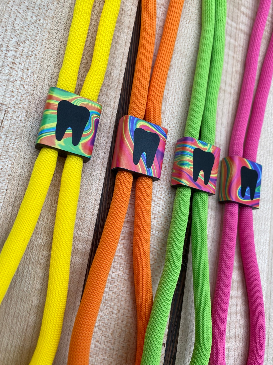 Neon Swirl Tooth Loupes Strap for Dental Professionals Etsy