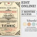 see more listings in the Titanic Party section