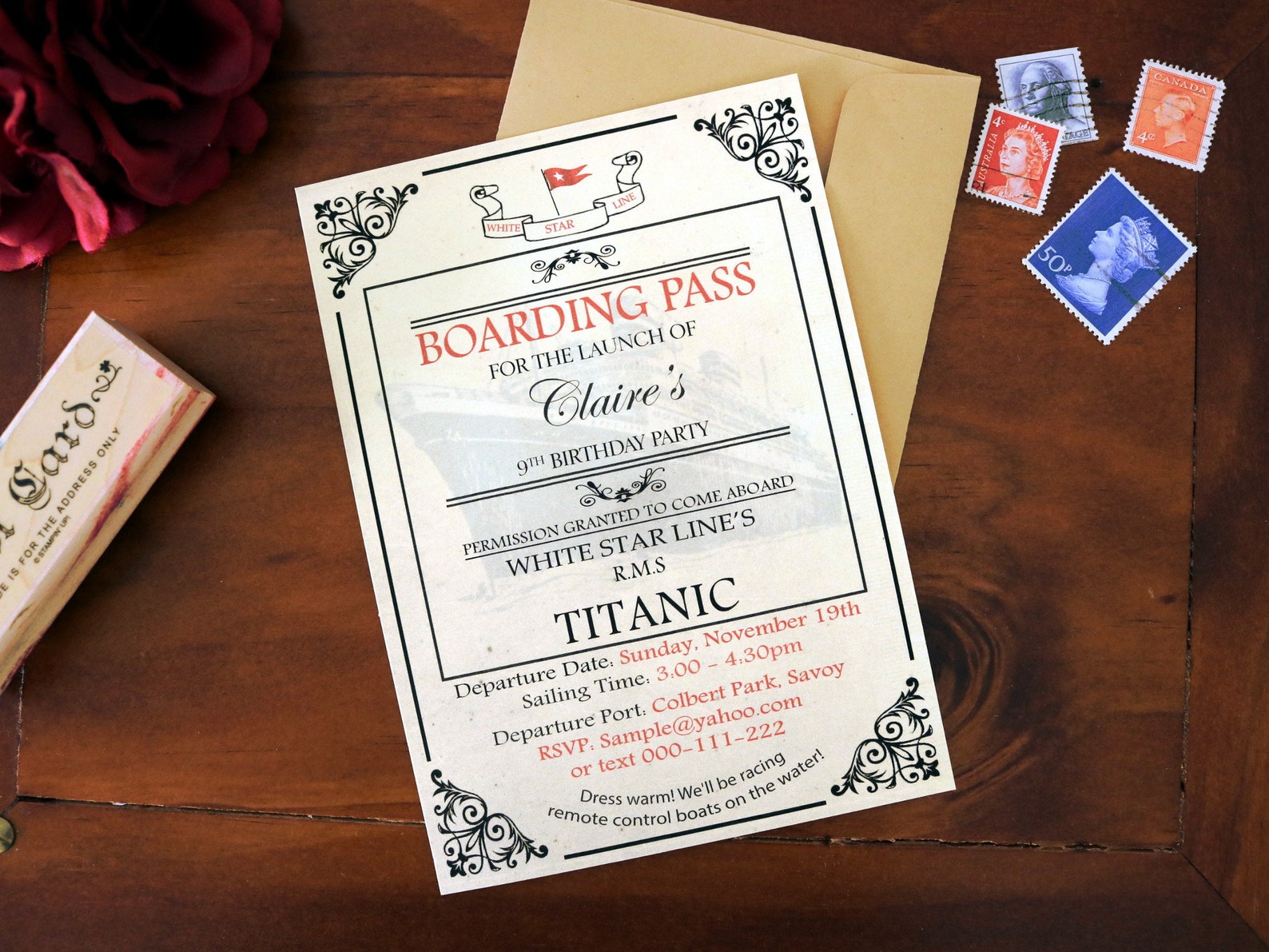 Titanic Party Decorations Bundle Titanic Birthday Etsy Australia