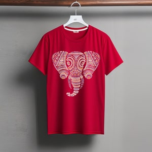 Elephant Mandala T-Shirt: Colorful Graphic Tee