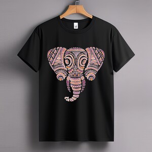 Mandala Elephant Artistic T-Shirt