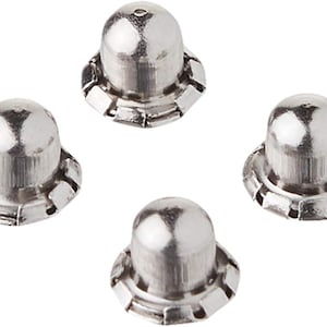 Inverness Stainless Steel Replacement Earring Backings 4Pc Set Secure Gentle Airflow Design for Pierced Ears Compatible with Inverness Studs