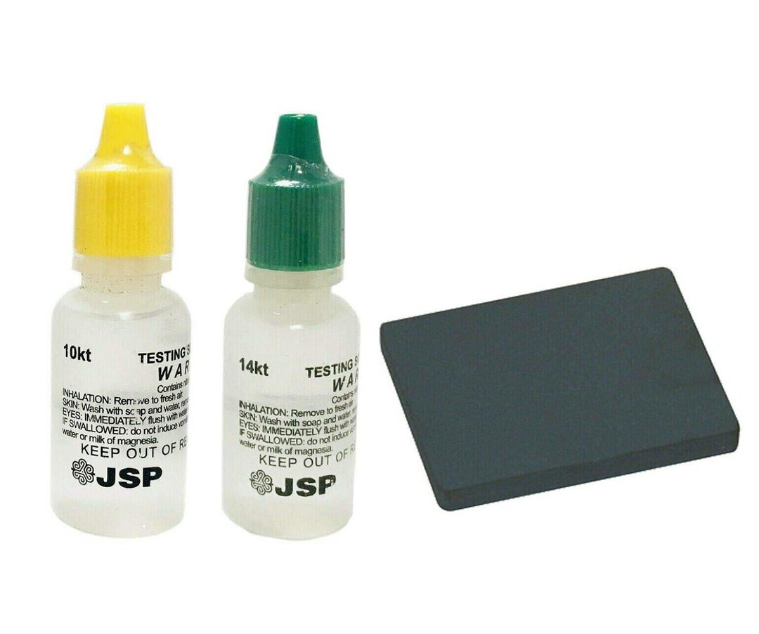 Testing Gold 14k 10k 14k Gold Testing Kit With Testing Stone, Gold Testing Acid - Etsy