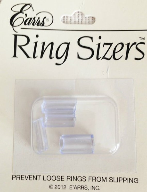 Ring Sizer Guards Adjust Size of Ring NO Slip Clear Plastic 