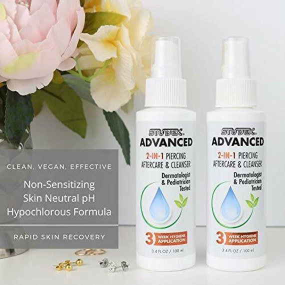 STUDEX Advanced Piercing Aftercare & Cleanser 3.4 FL OZ | 100 Ml – E-Beautify Asia - Foto 3