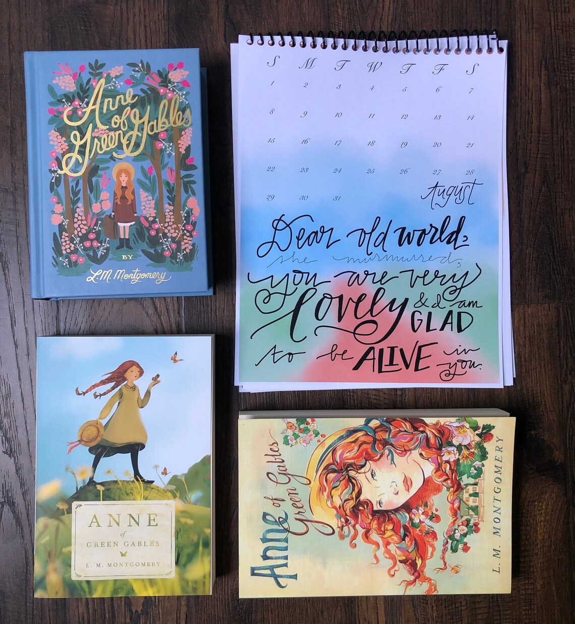 Printable Calendar Anne of Green Gables Quotes 2021 Etsy