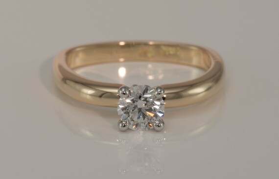 Beautifully Stunning Hand Made Ooak 18k Rose Gold And Platinum Etsy