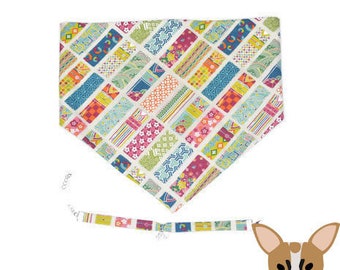 Kimono Quilt Pawsome Pals Dog/Cat Bandana Set