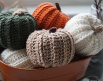 Crochet Pumpkins | Fall Decor