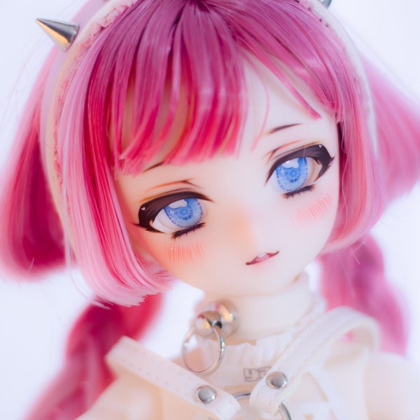 Presentation - ShiNes Workshop ※ Custom Tinyfox 1/4 D04 doll head (White Chocolate Skin)ooak doll