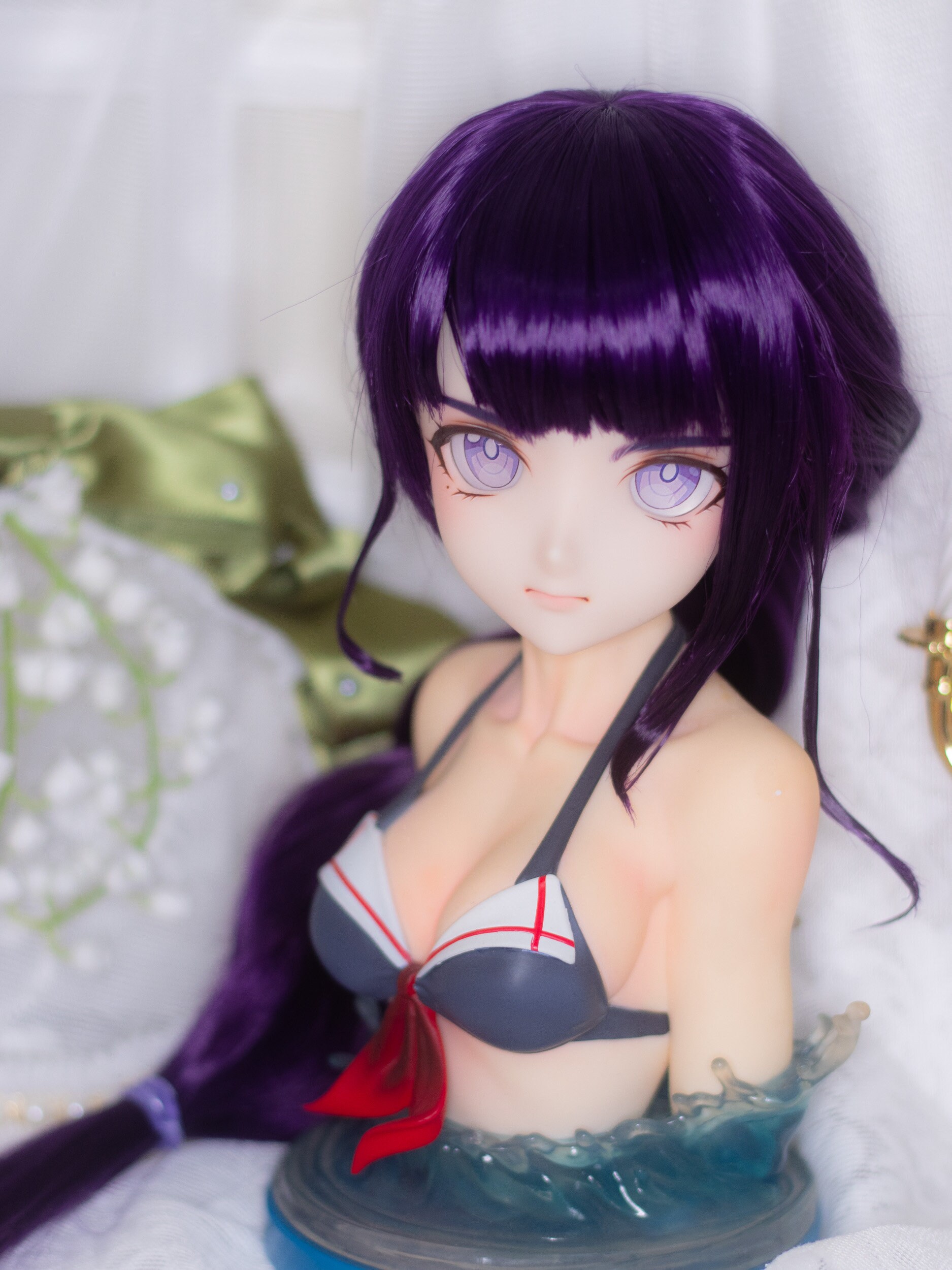 Presentation ※ Shines Workshop ※ Raiden Shogun From Genshin Impact ※ Volks  Dollfie Dream Custom DDH01 Ooak Doll