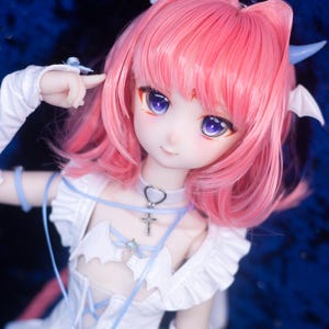 ShiNes Workshop ※ Volks Dollfie Dream Custom DDH01 (Skóra półbiała) Słodki mały diabełek