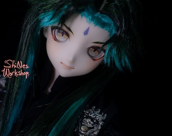 Presentation ※ ShiNes Workshop ※ Xiao 魈 from Genshin Impact ※  Volks Dollfie Dream Custom DDH01 ooak doll