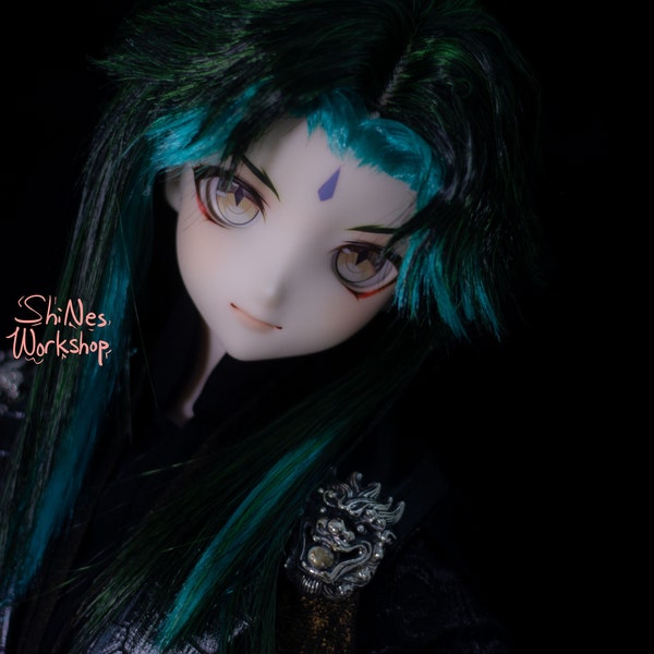 Presentation ※ ShiNes Workshop ※ Xiao 魈 from Genshin Impact ※  Volks Dollfie Dream Custom DDH01 ooak doll