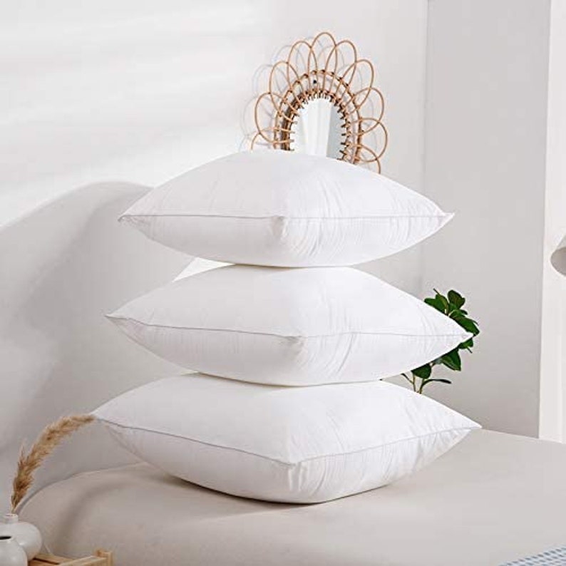 2 PACK ALL SIZES Premium Hypoallergenic Pillow Insert White Etsy