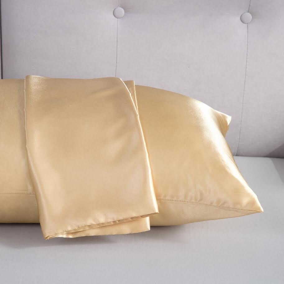Satin Pillowcase 2 Pack for Hair Skin Silk Pillow Case Etsy